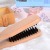 Factory Hot Sale Supply Straight Hair Styling Wooden Plywood Pig Bristle Hair Dressing Tool Comb Straightening Splint Hairdressing Comb Batch