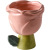 INS Style Rose Ceramic Mug Niche Afternoon Tea Pastry Dessert Bowl Cup Fruit Salad Decoration Photos on the Table