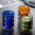 Colored Spiral Glass Double-Layer Cup Milk Cup Home Coffee Mousse Cup Office Glass Juice Cup