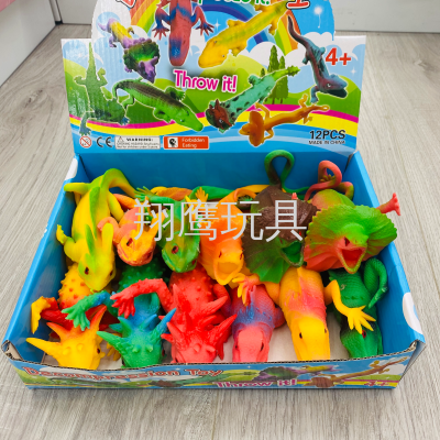 Factory Direct Sales Hot Sale Sand Vent Toy Simulation Lizard Lala Decompression Toy Pressure Reduction Toy