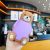 Cute Cartoon Animal Bear Double Layer Glass Cup Water Cup HeatResistant Color Tumbler Gift for Students and Children