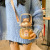 Cup Girls' Large Capacity Goodlooking Student Kettle Cute Portable Internet Celebrity Bear Big Belly Cup for Children