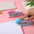Factory Wholesale Hand-Held Large Stapler Office Stationery Students' Supplies Small Fresh Metal Effortless Stapler