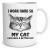 Factory Direct Sales Amazon Hot Selling Cat Advertising Cup Simple Office Ceramic Cup Mug Cross-Border Wholesale