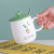 Large Capacity Summer Cute Ceramic Water Cup Tea Drinking Trend Unisex Household Mug Milk Coffee Cup with Cover Spoon