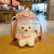 Influencer Cute Bear Water Cup Large Capacity Goodlooking Girls' Cup Portable Children's Straw Cup Summer Girls' Kettle