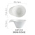 Creative Style Hotel Tableware Shaped Ceramic Bowl Nordic Instagram Style Restaurant Salad Bowl Sauce Dish Home Supplies Wholesale