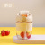 Glass Internet Celebrity Windshield Washer Fluid Cup Student Milky Tea Cup DualUse Drink Cup with Straw Gift Whole