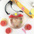 Kettle Donut Cup with Straw Portable Summer Primary School Kindergarten Cute Boys and Girls Baby AntiFall Water Pot