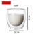 Wholesale Double Layer Glass Cup Coffee Cup Milk Juice Cup Insulation Glass Good-looking