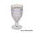 Meizhili European-Style SUNFLOWER Glass Cup Vintage Embossed Glass Juice Cup Golden Edge Transparent Spot Thickened