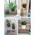 Simple Fresh Iron Flower Shelf Flower Rack Indoor Living Room Balcony Floor-Standing Green Radish Green Plant Jardiniere