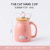 Japanese Fresh Cartoon Cat Mug Household Cute Ceramic Cup with Cover Spoon Office Men and Women Couple Water Cup