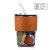 Coffee Cup Creative High-Looking Portable Bamboo Joint Cup Lid Straw Glass Cup Ins Style Cup Wholesale