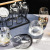 Glass Transparent Eggcup Cup Ins Style Milk Cup Juice Cup Tea Cup Household Drinking Cup Set