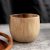 Simple Whole Wood Cup Acacia Mangium Mug Wooden Tumbler Handle Cup Lettering Factory Wholesale