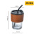 Glass Double Drink Cup Water Cup with Straw Office Coffee Cup Ins Amber Good-looking with Lid Gift Cup