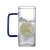 Glass Ins Goodlooking Square Water Cup Home Color Handle Breakfast Cup Internet Celebrity Transparent and Creative