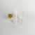 Ball Handle Small Milk Cup Household Glass Teacup Transparent Glass Drink with Handle Milk Cup Milk Cup SingleWall Cup