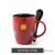 Mug Creative Retro Personality Couple Simple Coffee Cup Household Water Cup with Cover Spoon Men and Women Water Cup