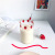 INS Creative Cup Girl Heart Simple Cute Milk Cup Strawberry Simple Straw Glass Cup