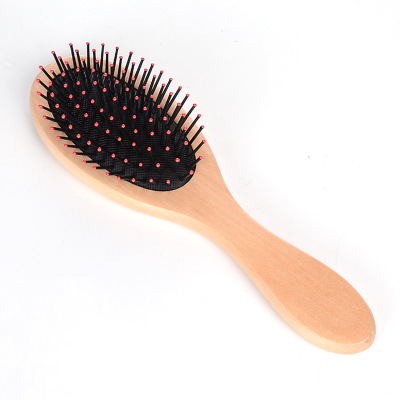 Manufacturer Massage Wooden Comb Air Cushion Plastic Needle Recuperation Hair Comb Anti-Static Knotted Shunfa Wooden Comb Hot Sale