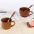 Style Wooden Cup Wooden Creative Japanese Style Beautiful Handy Insulated Tea Cup Wooden Coffee Cup Drinking Cup