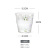 Household Heat-Resistant Glass Water Cup Household Little Daisy Tea Cup Milky Tea Cup Cool Drinks Cup Fresh Cup