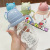 Infant Cartoon Straw Cup Slide Lid Water Cup with Handle Strap Scale Baby Creative Trendy Water Cup 550ml