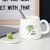 Creative Cartoon Ceramic Cup Hand Drawn Cute Dinosaur Mug Oatmeal Breakfast Coffee Cup Couple Gift Cup