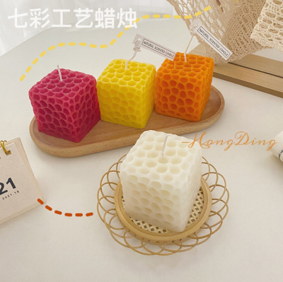 Korean Style Creative Honeycomb Aromatherapy Candle Home Indoor Decorative Personality Posing Props Holiday Party Fragrance Candle