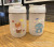 New Student Coffee Cup Portable Straw Style Double Drink Frosted Glass Water Glass Female Cute Handy Cup with Lid