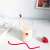 INS Creative Cup Girl Heart Simple Cute Milk Cup Strawberry Simple Straw Glass Cup