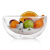 Tableware Transparent DoubleLayer Glass Bowl Salad Bowl Fruit Plate Children's Bowl Porridge Milk Breakfast Bowl Whole