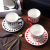 Simple Hand-Painted Confession Balloon Coffee Cup Set Japanese Style Retro Ceramic Cup Exquisite Afternoon Tea Cup Household Water Cup
