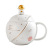 INS Cartoon Planet Mug Ceramic Cup with Lid Good-looking Water Cup Couple's Cups Gift Cup in Stock Wholesale