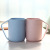 Cross-Border Wheat Straw Cup Couple Creative Gift Daily Necessities Plastic Water Cup Gargle Cup Mug