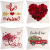 Valentine's Day Printed Pillow Mother's Day Cushion Sofa Backrest Valentine's Day Mother's Day Gift Plush Toy