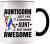 Aunt Aunticorn Christmas Mother's Day Momcorn Unicorn Ceramic Coffee Mark Cup Tea Cup