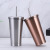 Cross-Border 304 Stainless Steel Cup with Straw Large Capacity Vacuum Cup Car Portable Coffee Cup Cup Large Ice Cup