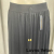 Pure Cotton Skirt Straight Skirt with Pockets Solid Color