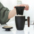 Style Ceramic Cup with Wooden Handle Mug Strainer Tea Cup Household Office Tea Cup Creative with Cover Water Cup