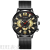 Fulaida Quality Fashion Men's Belt Calendar Watch AliExpress Lazada Popular Men's Mesh Belt Watch