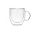 Double Insulation Drinking Cup Coffee Cup Household Glass Ins Transparent Small Cup Exquisite Female Tea Cup High-End