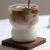 Simple Vertical Stripe Glass Milk Mousse Cup Household Borosilicate Glass Juice Coffee Drinking Cup Single-Wall Cup