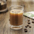 Thickened Glass Ounce Measuring Cup 90ml 120ml Double Measuring Scale round Water Cup Thick Bottom Baking Coffee Cup