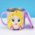 Children's Stainless Steel Water Cup Disney Cup Kids Drinking Cup Drop-Resistant Household Milk Cup Baby Tableware Set