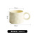 Klein Blue Irregular Hand Pinch Large Earrings Ceramic Mug Nordic Style Water Cup Cream Large Capacity Coffee Cup