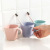 Wheat Straw Mouthwash Cup Simple Fashion Couple Water Cup Plastic with Handle Tooth Cup Washing Cup Cup