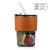 Bamboo Joint Cup Straw Style Glass Portable Water Cup Retro Easy Matching Drinking Cup Creative Heat-Resistant Coffee Cup